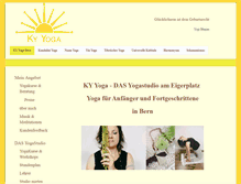 Tablet Screenshot of naam-yoga-bern.ch